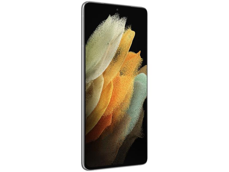 Smartphone Samsung Galaxy S21 Ultra 256GB Prata 5G - 12GB RAM Tela